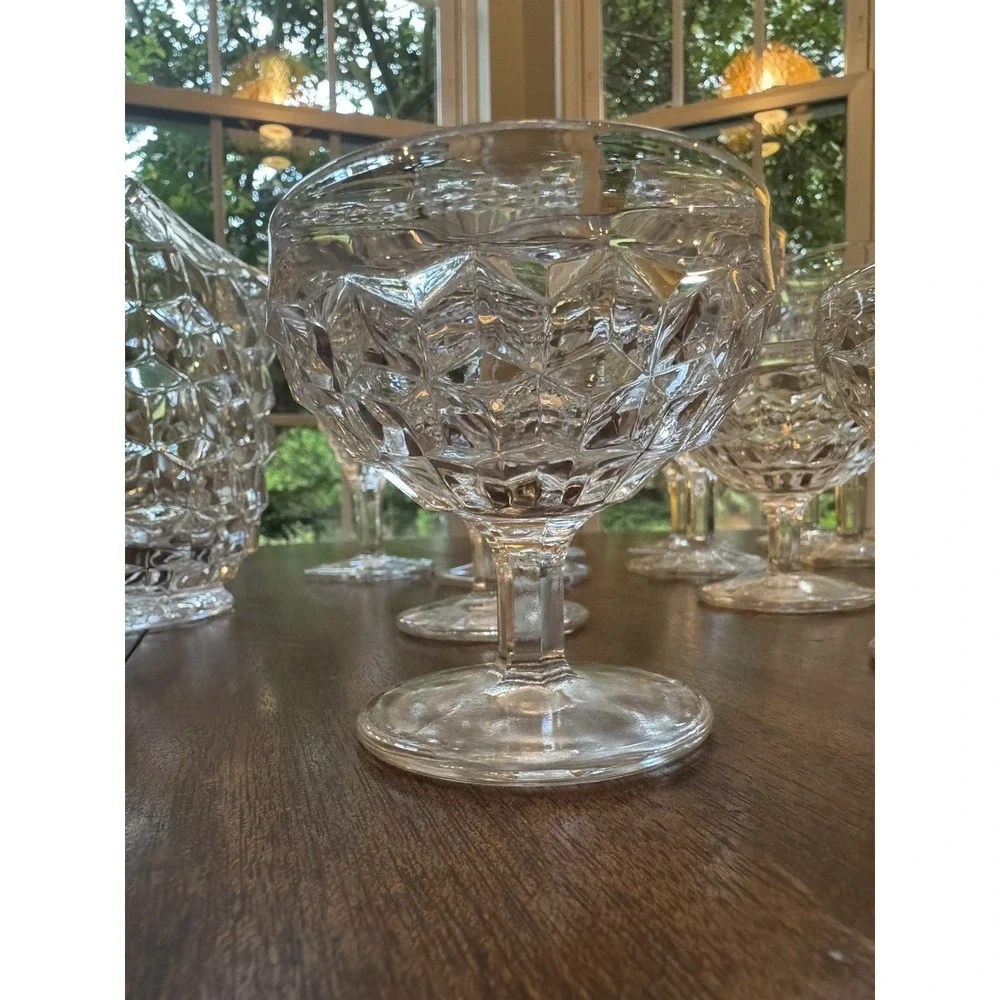 Fosteria American Sundae Glass Set of 10 3 1/8 x 4 in‎